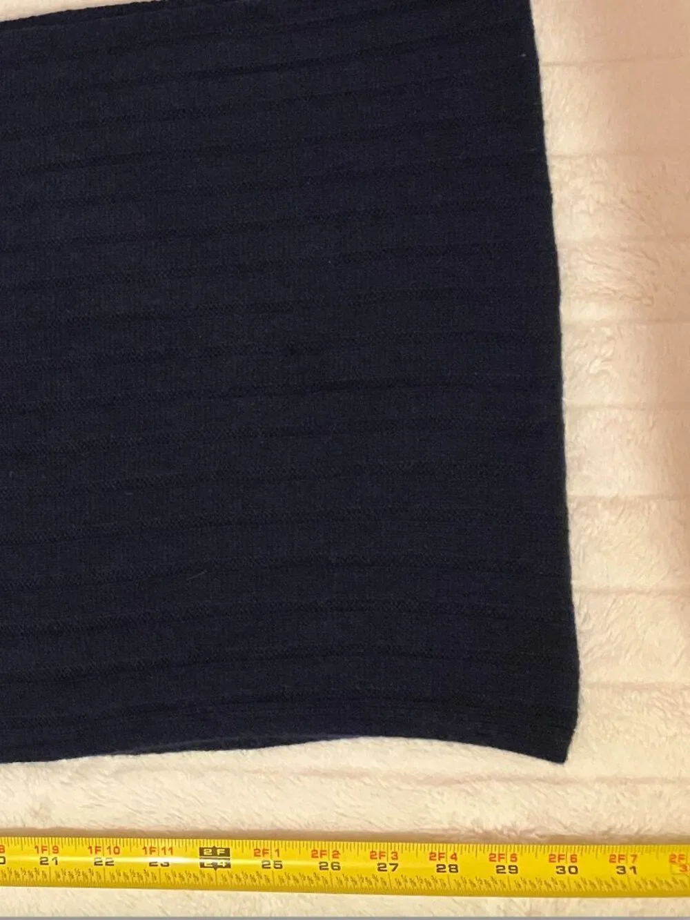 NAVY BLUE ONE SIZE Charter Club Luxury 100% Cashmere Scarf